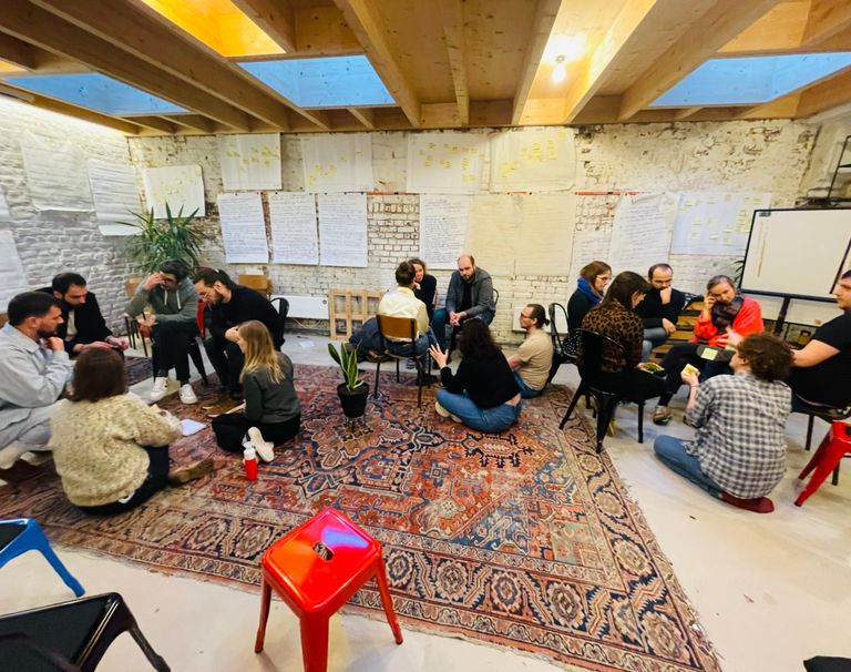 Atelier d'intelligence collective animé chez Garuma